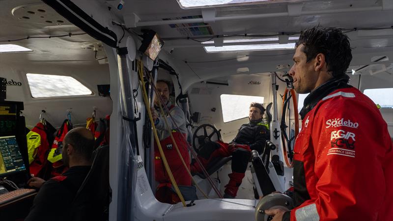 Sodebo Ultim 3 on the Jules Verne Trophy attempt photo copyright Team Sodebo taken at  and featuring the Ultim class