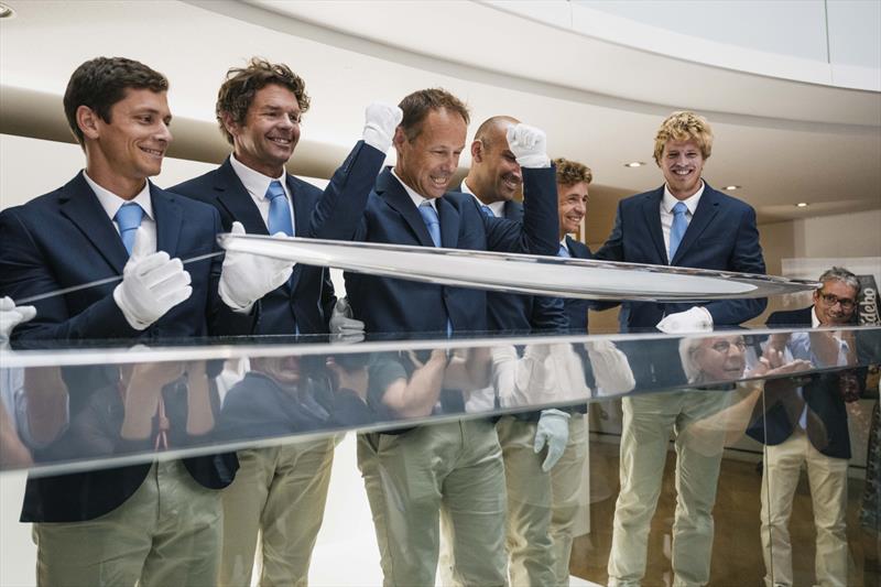 The Sodebo Ultim 3 officially receive the prestigious Jules Verne Trophy at a ceremony held at the National Maritime Museum in Paris photo copyright Vincent Curutchet / Sodebo Sailing taken at  and featuring the Ultim class