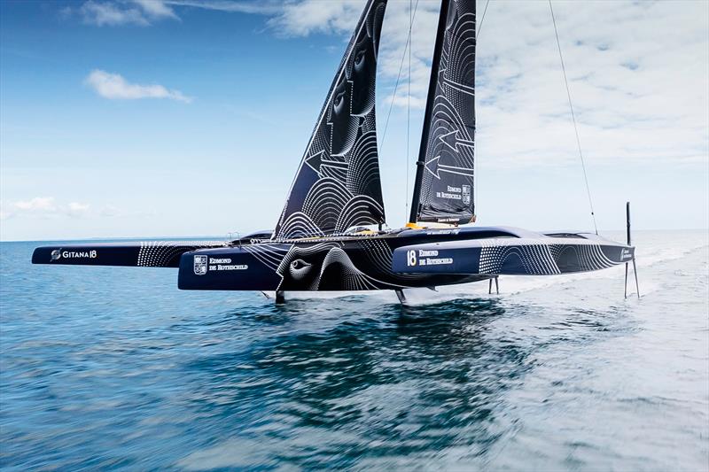 Gitana 18 seat trialling off Lorient - June 23, 2026 - photo © Yann Riou / Gitana S.A.