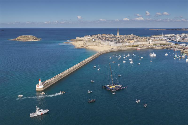 Gitana and the Route du Rhum photo copyright A.Nivet / polaRYSE / GITANA SA taken at  and featuring the Ultim class