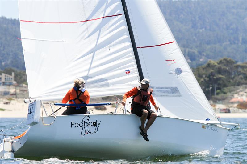 Ultimate 20 racecourse action on the waters of Montrey Bay photo copyright Ultimate 20 Class  taken at Monterey Peninsula Yacht Club and featuring the Ultimate 20 class