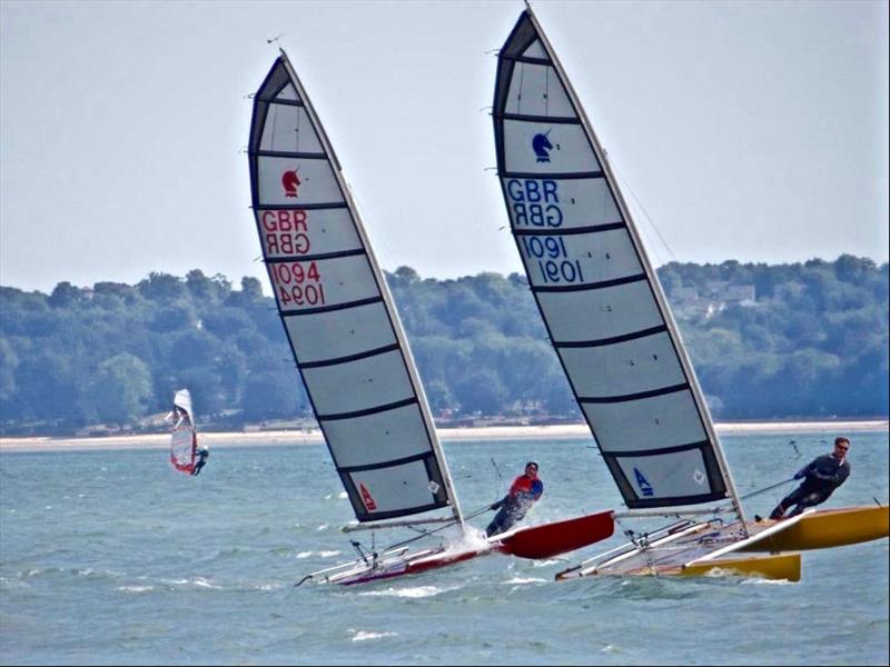 The Unicorn Nationals is set for Stokes Bay Sailing Club in September photo copyright Lorraine Budgen taken at Stokes Bay Sailing Club and featuring the Unicorn class
