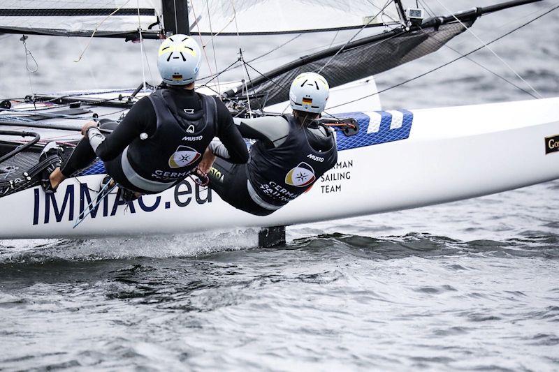 Velocitek Prism on a German Nacra 17 photo copyright Felix Diemer Photography taken at  and featuring the  class