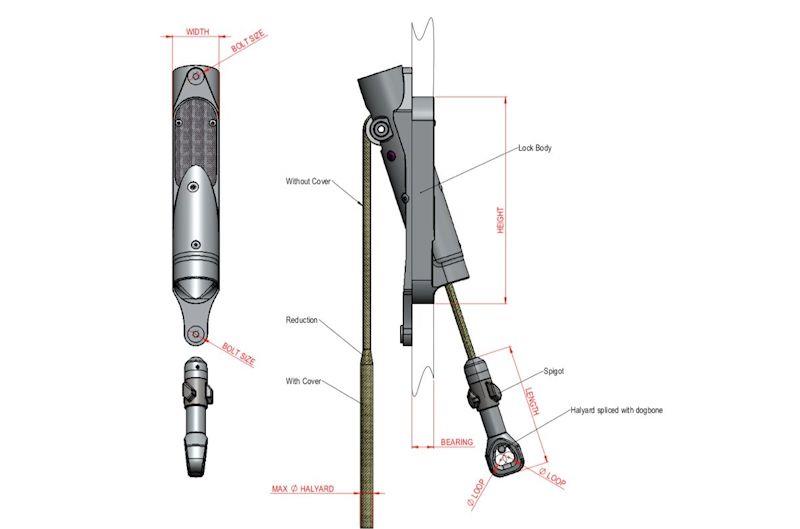 Internal halyard lock - photo © upffront.com