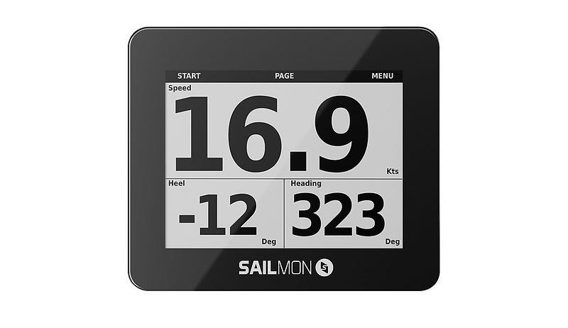 The Sailmon MAX screen is a 4 x 4 inch transflective LCD display with anti-refection glass - photo © Sailmon