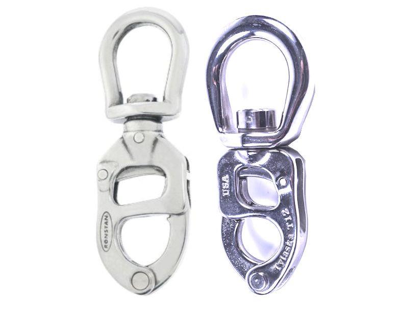 Comparison of Ronstan and Tylaska shackles - photo © Ronstan / Tylaska 