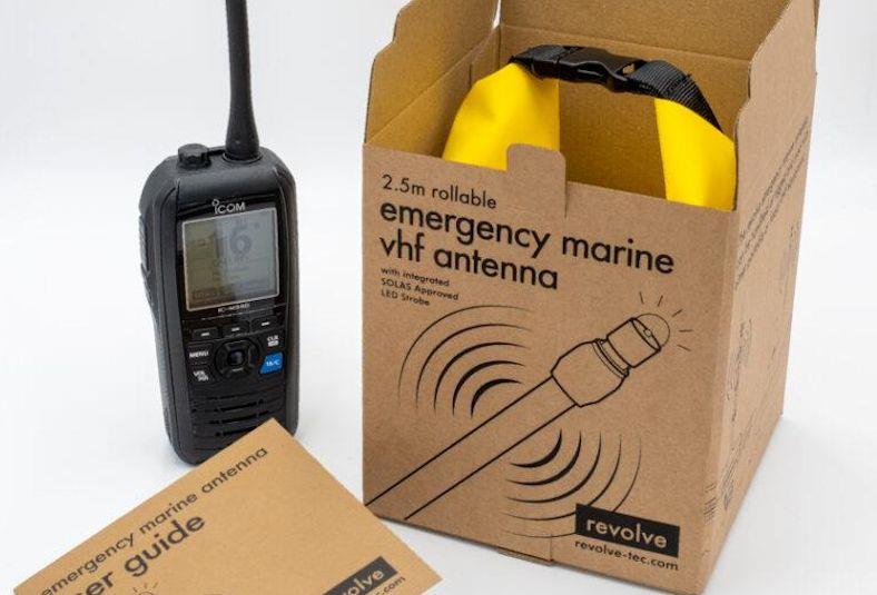 Emergency VHF Marine antenna from Revolve - photo © upffront.com