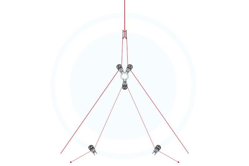 Small keelboat triangle backstay design - photo © upffront.com