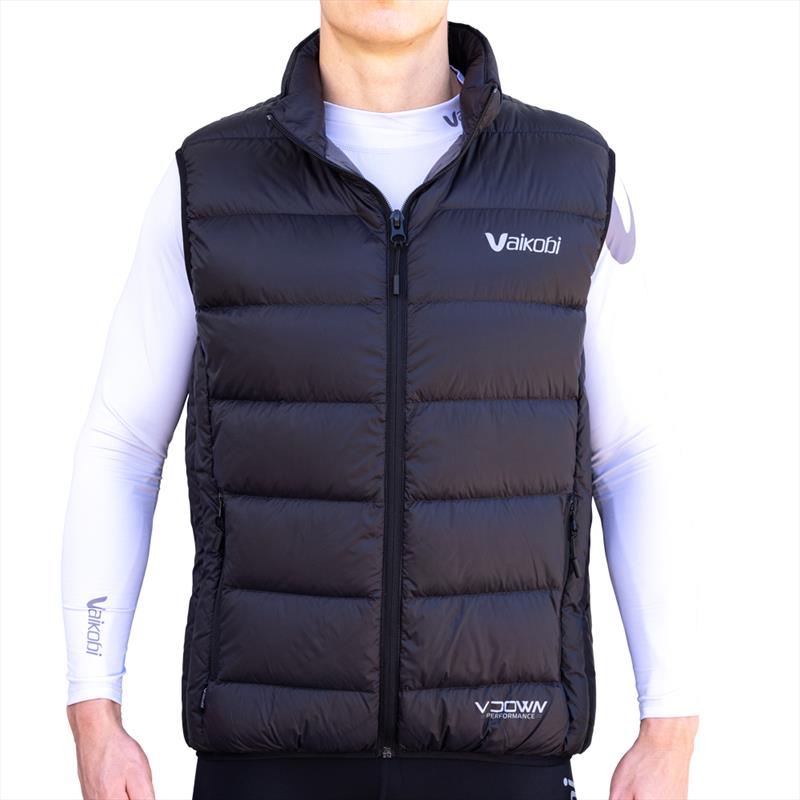 Vaikobi Down Vest - Black - Unisex photo copyright Vaikobi taken at  and featuring the  class