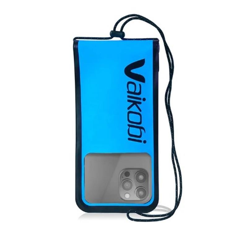 Waterproof Phone Case - Cyan - photo © Vaikobi