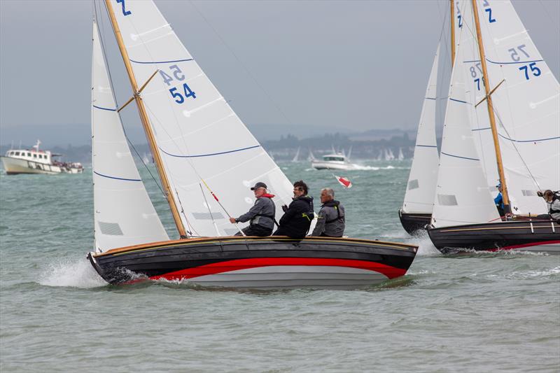 Victory fleet on Day 2 of Cowes Week 2025 photo copyright Martin Augustus / www.sailingimages.co.uk taken at Cowes Combined Clubs and featuring the Victory class