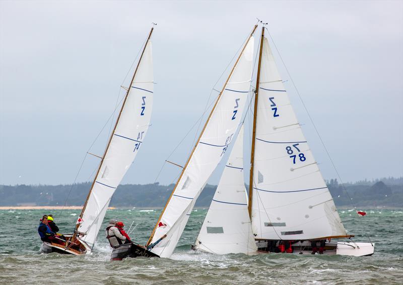 Victory fleet on Day 2 of Cowes Week 2025 photo copyright Martin Augustus / www.sailingimages.co.uk taken at Cowes Combined Clubs and featuring the Victory class