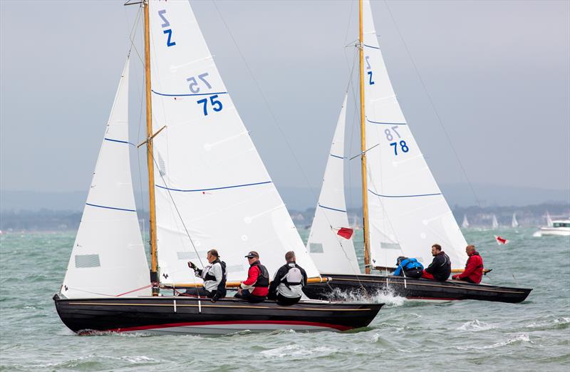 Victory fleet on Day 2 of Cowes Week 2025 photo copyright Martin Augustus / www.sailingimages.co.uk taken at Cowes Combined Clubs and featuring the Victory class