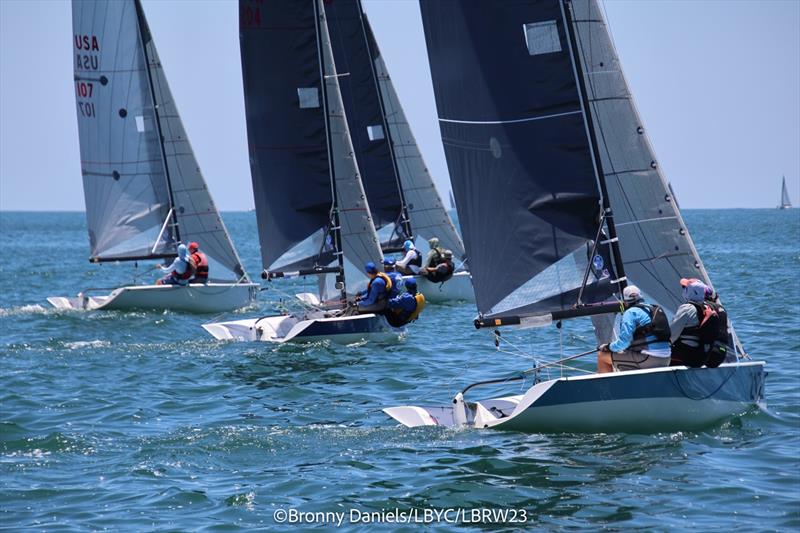 Ullman Long Beach Race Week 2023, final day photo copyright Bronny Daniels taken at Long Beach Yacht Club and featuring the Viper 640 class