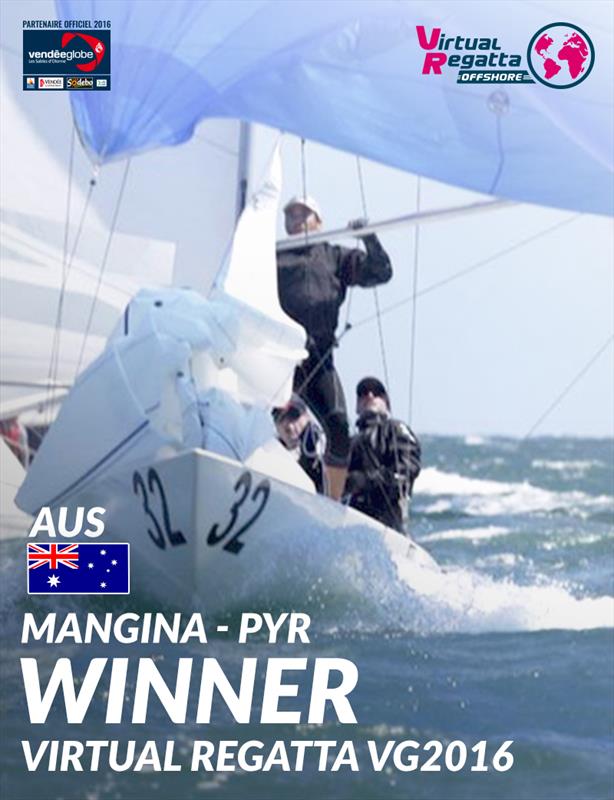 Matt Johnson wins the 2016-2017 Virtual Vendée Globe photo copyright Virtual Regatta taken at  and featuring the Virtual Regatta class