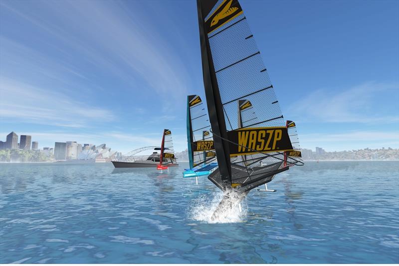 Plenty of action on WASZP VR thanks to the collaboration with MarineVerse the graphics are second to none - photo © WASZP
