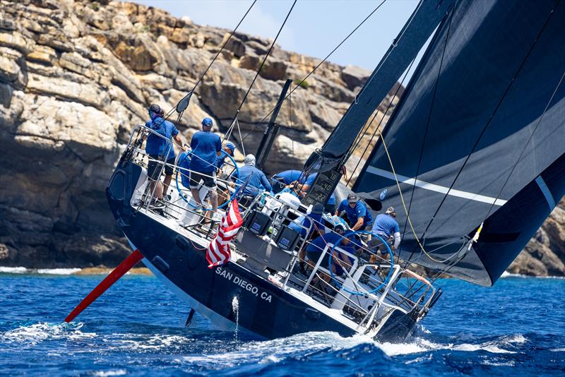 Pyewacket 70 - 2023 Les Voiles de St Barth Richard Mille - Leeward Islands, April 17, 2023 photo copyright Sharon Green / ultimatesailing.com taken at Saint Barth Yacht Club and featuring the Volvo 70 class