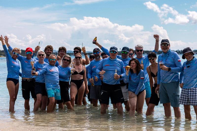 Johannes Schwarz and crew on the Volvo 70 Monster Project - 2026 BVI Spring Regatta & Sailing Festival photo copyright Tidal Pulse / Andrea Azzopardi taken at Royal BVI Yacht Club and featuring the Volvo 70 class