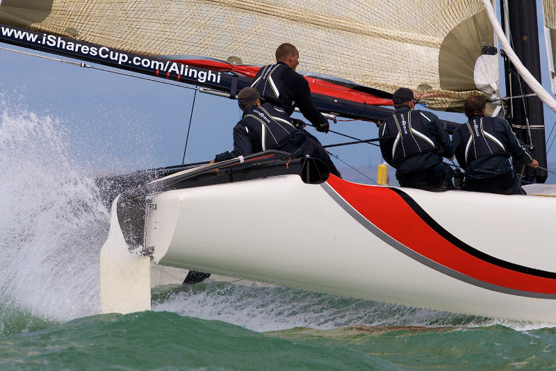 Cowea Raxe Cups Racing on the final day of the iShares Cup at Skandia Cowes Week