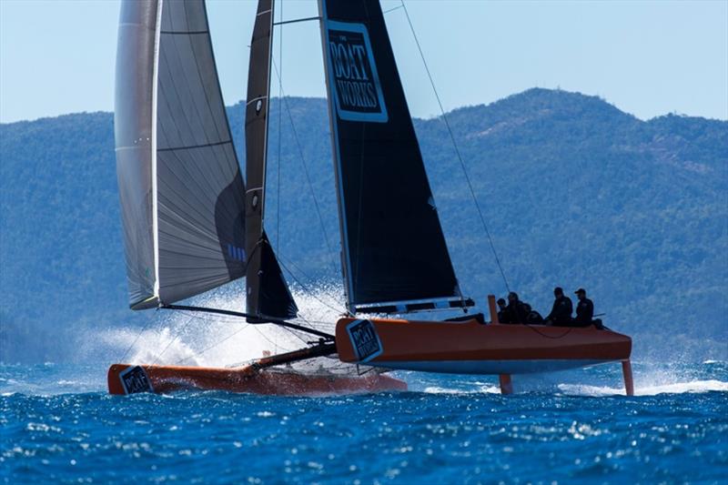 This is how The Boat Works - 2019 Airlie Beach Race Week photo copyright Andrea Francolini / ABRW taken at Whitsunday Sailing Club and featuring the Extreme 40 class