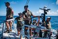 Tarnacki takes charge of his amateur crew from Ocean Challenge Yacht Club onboard VO65 Sisi (Team Austria Ocean Racing) with the assistance of Pro crew on day 2 of the St. Maarten Heineken Regatta © Laurens Morel