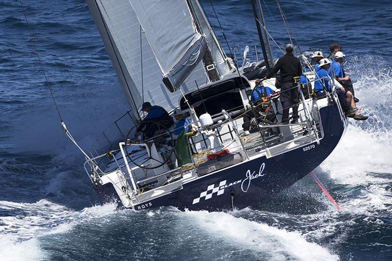 Peter Harburg's 70-footer Black Jack is set for the 2014 Brisbane to Keppel race photo copyright Andrea Francolini taken at Royal Queensland Yacht Squadron and featuring the Volvo 70 class