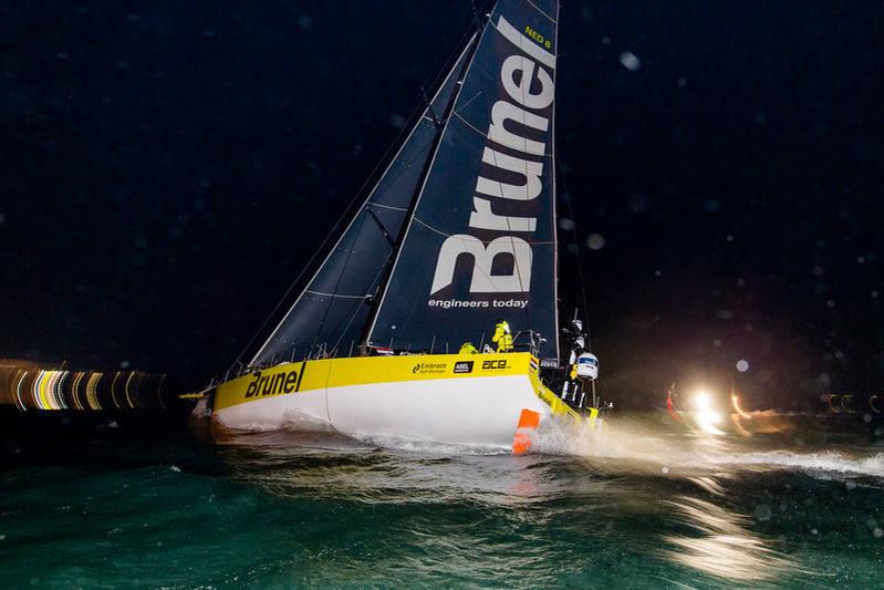 Team Brunel finish 4th in Volvo Ocean Race Leg 2 photo copyright Pedro Martinez / Volvo Ocean Race taken at  and featuring the Volvo One-Design class
