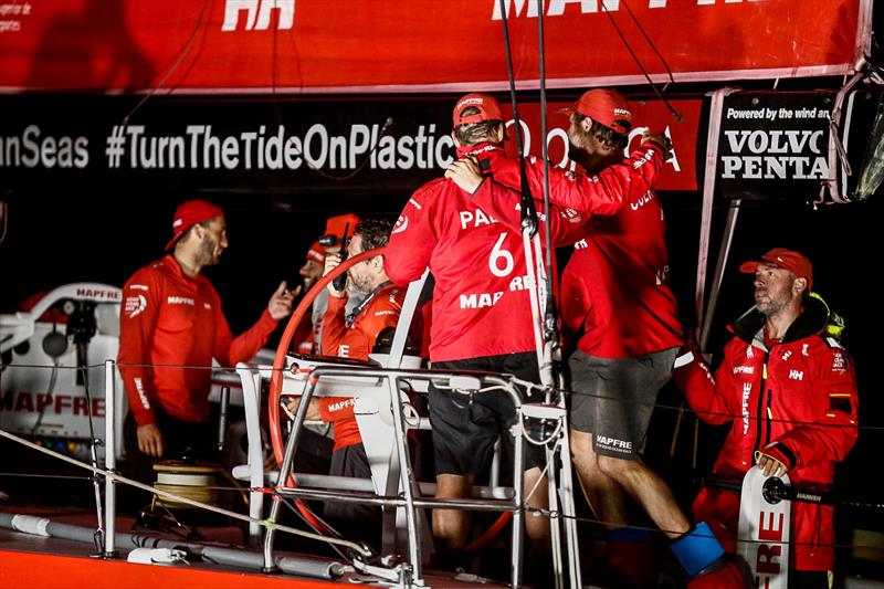 MAPFRE finish 5th in Volvo Ocean Race Leg 7 from Auckland to Itajai photo copyright Pedro Martinez / Volvo Ocean Race taken at  and featuring the Volvo One-Design class