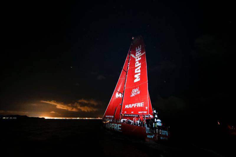 MAPFRE finish 5th in Volvo Ocean Race Leg 7 from Auckland to Itajai photo copyright Pedro Martinez / Volvo Ocean Race taken at  and featuring the Volvo One-Design class