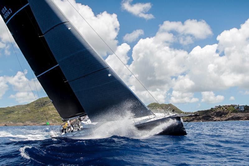 Hoping to beat their record set in the inaugural Antigua Bermuda Race - USMMA's turbo-charged Volvo 70 Warrior, sailed by Stephen Murray Jr. (USA) photo copyright Paul Wyeth / www.pwpictures.com taken at Antigua Yacht Club and featuring the Volvo 70 class