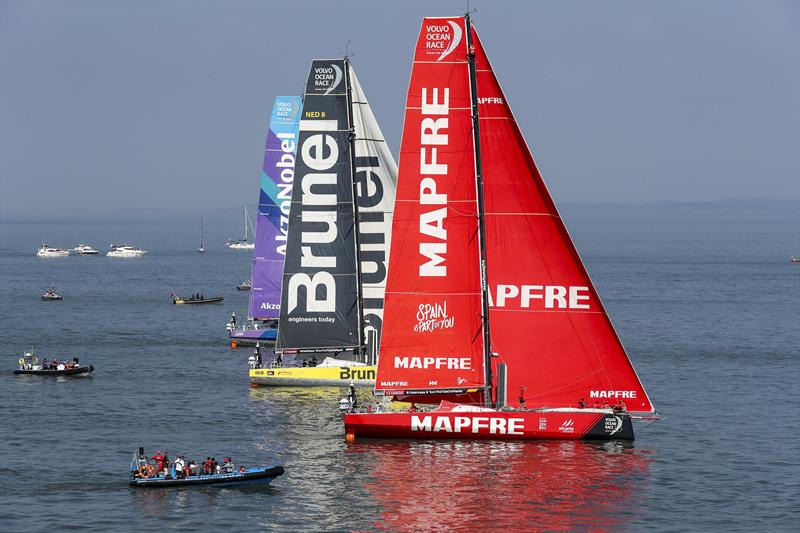 A slow start to Volvo Ocean Race Leg 10: Cardiff to Gothenburg - photo © Ainhoa Sanchez / Volvo Ocean Race