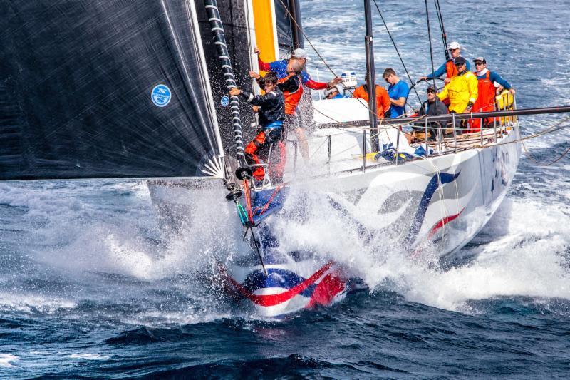 Monohull Line Honours for Volvo 70 Wizard after completing the race in an elapsed time of  1d 19h 38m 44s in the RORC Caribbean 600 photo copyright Arthur Daniel / RORC taken at Royal Ocean Racing Club and featuring the Volvo 70 class