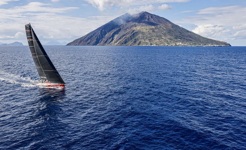 Volvo 70 'I Love Poland' in the 2020 Rolex Middle Sea Race photo copyright Rolex / Carlo Borlengh taken at Royal Malta Yacht Club and featuring the Volvo 70 class