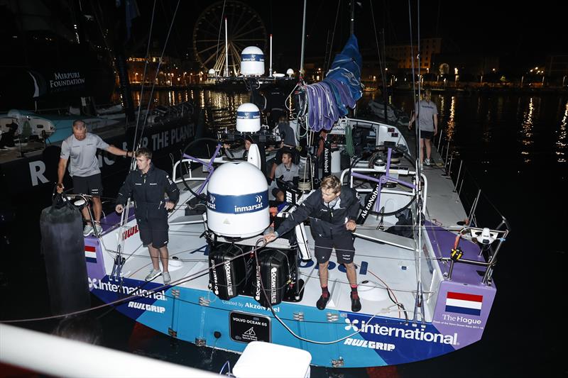 Akzonobel Ocean Racing finish The Ocean Race Europe Leg 3 from Alicante, Spain, to Genoa, Italy photo copyright Sailing Energy / The Ocean Race taken at  and featuring the Volvo One-Design class