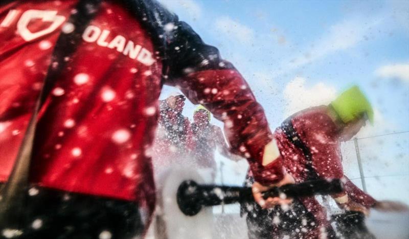 Looking good overall under IRC - I Love Poland, the VO70 skippered by Grzegorz Baranowski in the Rolex Fastnet Race photo copyright I Love Poland taken at Royal Ocean Racing Club and featuring the Volvo One-Design class