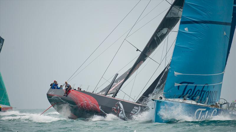 Volvo Ocean Race Sanya In-Port Race photo copyright Paul Todd / Volvo Ocean Race taken at  and featuring the Volvo 70 class
