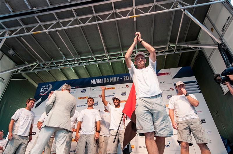 PORTMIAMI In-Port Race prize giving photo copyright Paul Todd / Volvo Ocean Race taken at  and featuring the Volvo 70 class