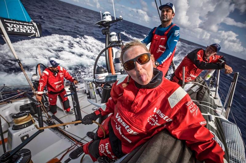 Vestas 11th Hour Racing - 2016/17 Volvo Occean Race photo copyright Martin Keruzore / Volvo Ocean Race taken at  and featuring the Volvo One-Design class