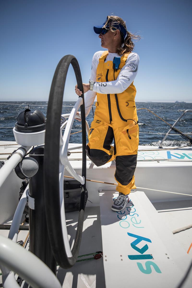 Dee Caffari - Turn the Tide on Plastic - Cape Town stopover, In-port race photo copyright Jeremie Lecaudey / Volvo Ocean Race taken at  and featuring the Volvo 70 class