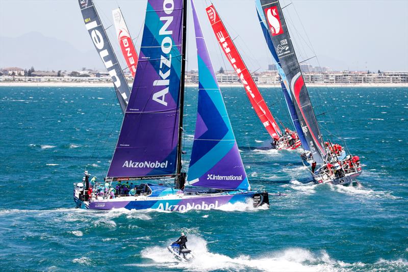 Leg 3, Cape Town to Melbourne, Start. - photo © Ainhoa Sanchez / Volvo Ocean Race