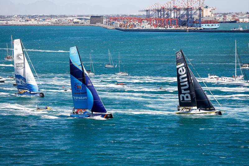 Leg 3, Cape Town to Melbourne, Start. - photo © Ainhoa Sanchez / Volvo Ocean Race