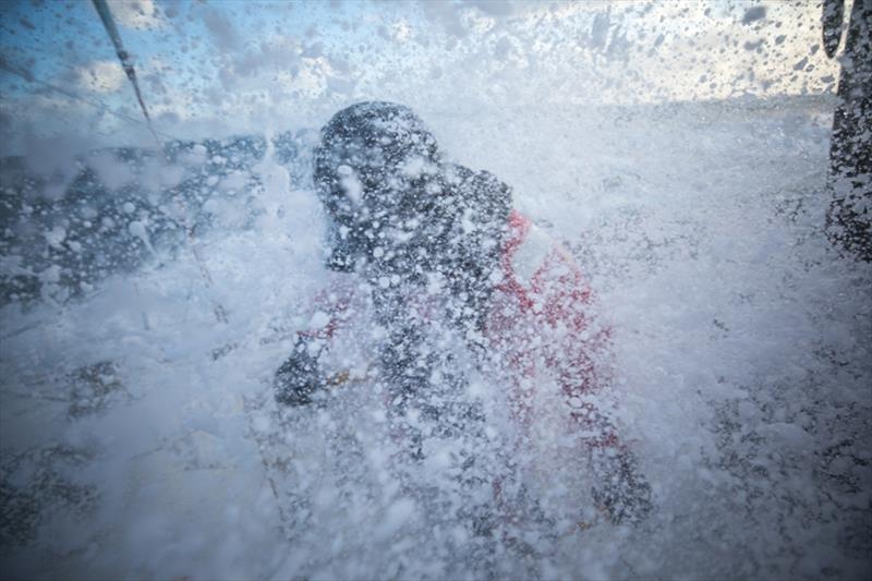 Leg 3, Cape Town to Melbourne, day 06, Heavy weather in the Southern Ocean on board Vestas 11th Hour. 15 December, 2017 - photo © Sam Greenfield / Volvo Ocean Race