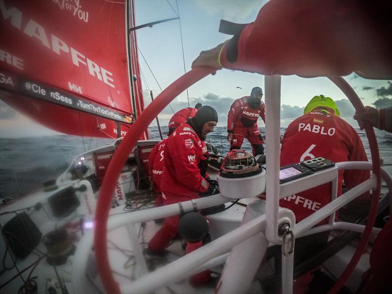 Leg 3, Cape Town to Melbourne, day 03, Southern Ocean on board MAPFRE photo copyright Jen Edney / Volvo Ocean Race taken at  and featuring the Volvo One-Design class