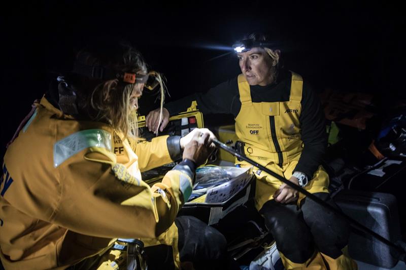 Leg 3, Cape Town to Melbourne, day 11, on board Turn the Tide on Plastic. - photo © Jeremie Lecaudey / Volvo Ocean Race