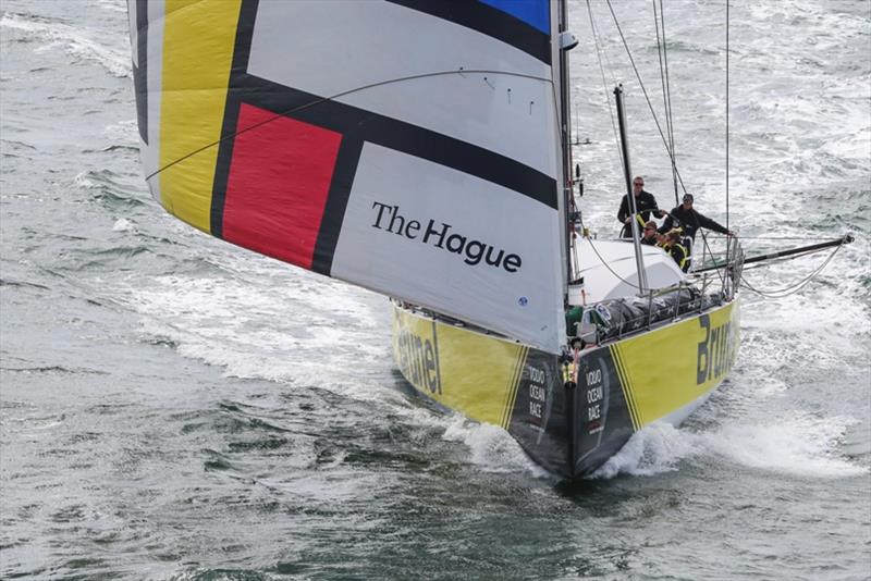 Leg 3, Cape Town to Melbourne, Team Brunel arrival – Volvo Ocean Race photo copyright Ainhoa Sanchez / Volvo Ocean Race taken at  and featuring the Volvo One-Design class