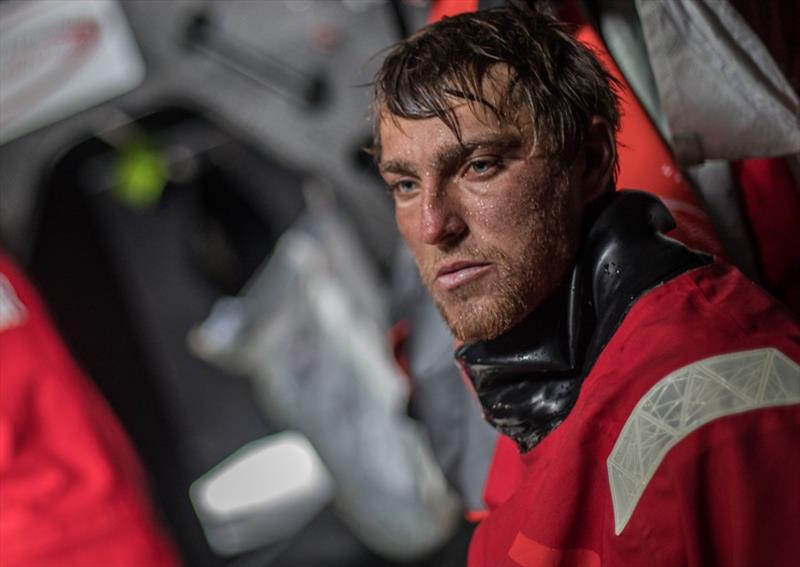 Leg 3, Cape Town to Melbourne, day 14, Alex Gough after his watch on board Sun Hung Kai / Scallywag. - photo © Konrad Frost / Volvo Ocean Race