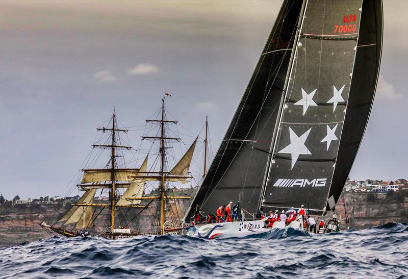 Wizard (formerly Giacomo) won IRC Class 0 in the 2016 and 2017 Rolex Sydney Hobart - under two different owners photo copyright Michael Chittenden taken at Cruising Yacht Club of Australia and featuring the Volvo 70 class