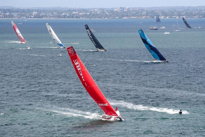 Volvo Ocean Race - Leg 4, Melbourne to Hong Kong, start photo copyright Ainhoa Sanchez / Volvo Ocean Race taken at  and featuring the Volvo One-Design class