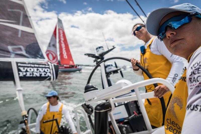 Volvo Ocean Race - Leg 4, Melbourne to Hong Kong, Leg Start on day 1 on board Turn the Tide on Plastic photo copyright Brian Carlin / Volvo Ocean Race taken at  and featuring the Volvo One-Design class