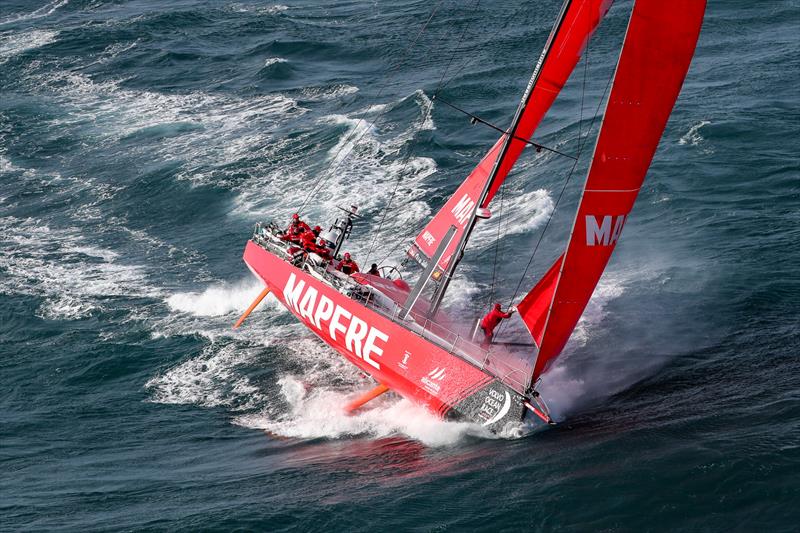 MAPFRE, Leg 4, Melbourne to Hong Kong, start photo copyright Ainhoa Sanchez / Volvo Ocean Race taken at Royal Melbourne Yacht Squadron and featuring the Volvo One-Design class